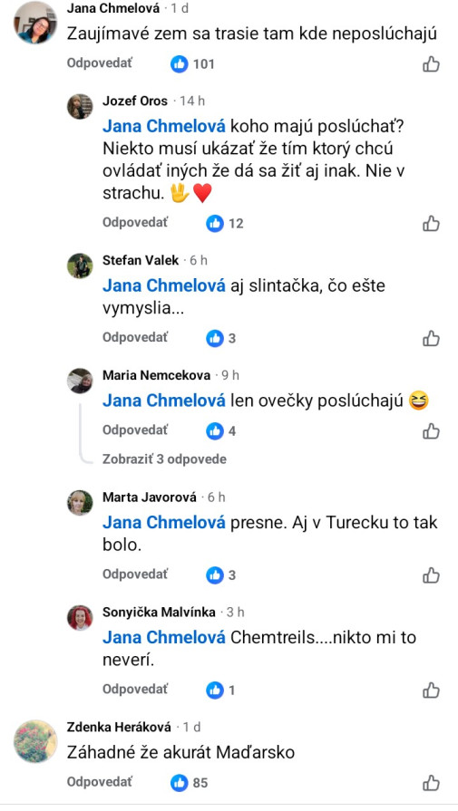 Diskusia ku zemetraseniu v HU